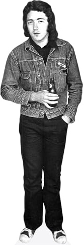 Rory Gallagher (BW) Pappaufsteller lebensgross