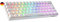 Geeky GK61 60% | Hot Swappable Mechanische Gaming-Tastatur | 62 Tasten Multi Color RGB LED Hintergrundbeleuchtung für PC/Mac Gamer| ISO DE Qwertz Deutsches Layout (Weiß, Mechanical Black)