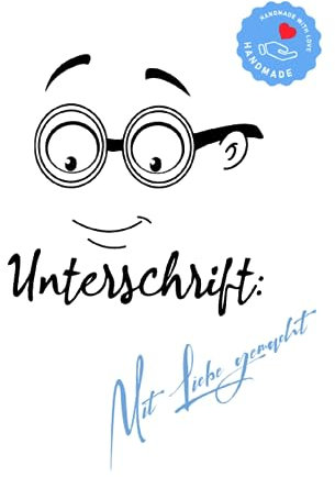 Stempel Lehrerstempel - Schule - Unterschrift - mit Emoji