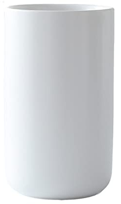 LEMCC Soporte para Utensilios de Cocina, Organizador de Utensilios de Cocina de Cerámica Blanca para Encimera, Soporte para Utensilios de Granja, Soporte para Utensilios para Regalo de(L-Blanco)