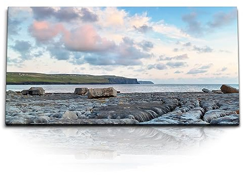 Paul Sinus Kunstdruck Bilder 120x60cm Doolin Irland Küste Felsen Meer Klippen