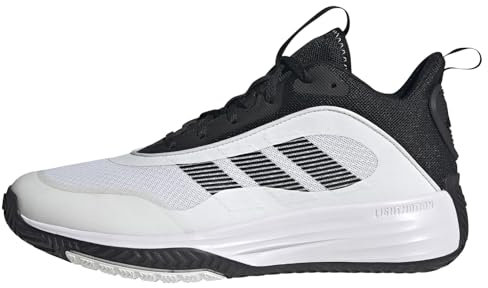 adidas Herren Own The Game 3 Shoes Basketball-Schuhe, Cloud White/core Black/core Black, 47 1/3 EU