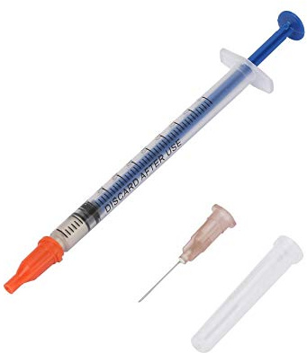 Conductive Silver Paste Syringe for Keyboard PCB Repair, Excellent Shielding Effect, Strong Adhesion, Excellent Conductivity (0.4ML)