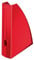 Leitz WOW Stehsammler A4, 6er Pack, Zur Aufbewahrung von Dokumenten und Zeitschriften, Mit Griffloch, Ideal für Büro, Home Office & Schule, Metallic-Rot, 52771026