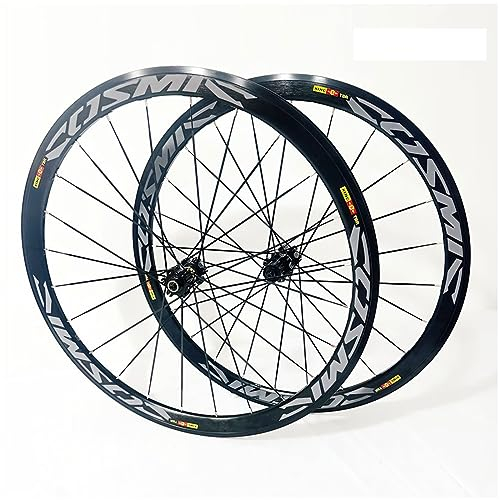 Rennrad-Laufradsatz, V/Clap Brake Straightpull Fahrrad Rad, 40 Mm 700C Aluminiumlegierungsräder, Für 8 9 10 11S Kassette,disc Brake