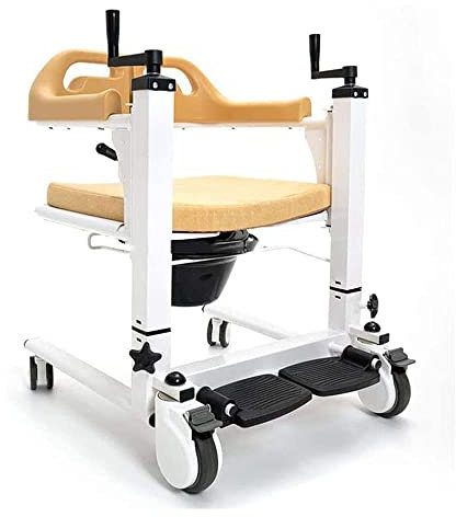 TVSKWMRQ Andadores para Personas Mayores Máquina Multifuncional de Desplazamiento de elevación, Silla de Inodoro para discapacitados paralizados, Cambiador de baño, cómoda de transferenci