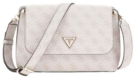 GUESS Meridian Flap Crossbody Bag Dove Logo