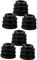 TOPBATHY 2 Juegos Almohadilla para Aire Acondicionado Cojín De Amortiguación De Aire Acondicionado Base De Goma Antivibración para Compresor De Aire Acondicionado Condensador 3 Piezas * 2