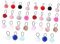Healvian 30pcs Elastic Hair Ties Plush Balls Hair Ropes for Ponytail Scrunchies for Thick Seamless Bands Fashion Ties