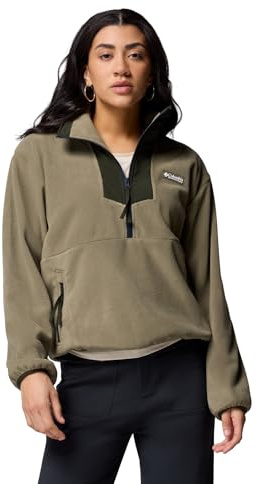 Columbia Sequoia Grove 1/2 Zip Fleece, Strato esterno in pile, Materiali riciclati, Tasche con cerniera, Facile accesso, Bordo elasticizzato - da donna