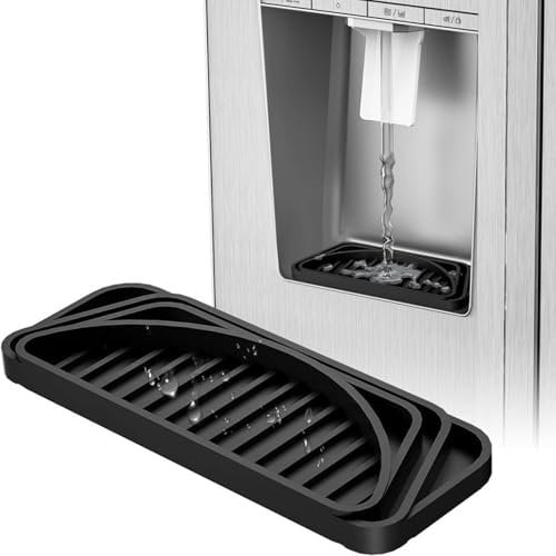 YNPQTDS Refrigerator Drip Catcher Tray - Silicone Fridge Water Dispenser Catcher Tray - Water Dispenser Drip Collector, Refrigerator Drip Tray for Water Tray