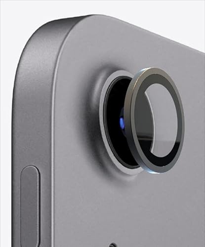 GIOPUEY [Kompletter Schutz Kameraschutz Kompatibel mit iPad (A16) 11th 2025, [Doppelter Schutz] Metall Ring + Schutzglas, Kameraschutz -Black
