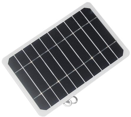 Panneau solaire monocristallin avec sortie USB 5 V 1 A pour charge continue des dispositifs de sécurité Panneau solaire monocristallin
