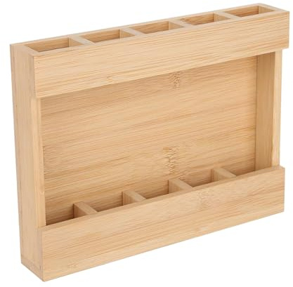 Straw Holder for Counter | Wooden Utensil Container - Household Kitchen Restaurant Coffee Wooden Straw Holder Dispenser