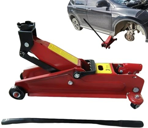 Car Jack – Heavy Duty Hydraulic Lift Car Repair Jack | Heavy Duty Auto Jacks 3 Ton | Auto & Motorrad Supplies for Travel Shop Garage Home Farm Road Motorcycle Construction Leveling Mounting