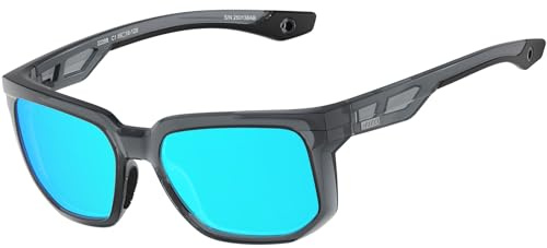 ATTCL Sonnenbrille Herren Polarisiert Sport UV400 TR90 Leicht Autofahren | Stoßfeste PC‑Linsen, Blendschutz, Rutschfeste Pads, Flex‑Scharniere, Hautfreundlich, Outdoor‑tauglich, Wandern, Cat3