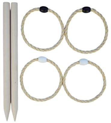 LeeQinersw Werfen Spiel Jute Seil Ringe Sport Kinder Eltern Kind Werfen Ringe
