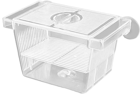 Aquarium Zuchtbox – Acryl Brutkasten Inkubator Fischzucht Becken, Teiler Abtrennung Für Laich Jungfische Verletzte Fische, Aquarien Aufzucht Station | Akklimatisierungsbox Kindergarten Quarantäne Behä
