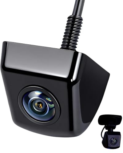 Cámara Trasera para Coche HD 1080P, Cámara de Seguridad a Prueba de Agua IP68 con Visión Nocturna Clara y Gran Angular de 170°, Cámara Frontal y Trasera para Camiones, SUV, RV, Pickup, Conexión NTSC