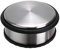 IGNPION 1.01kg Stainless Steel Door Stop Heavy Duty Metal Floor Door Stopper Bumper with Rubber Buffer Ring - No Fixing Design(Silver)