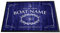 Artylicious Personalised Boat Mat - Narrowboat, sailboat, yacht, canal barge | Personalised floor mat nautical compass (3 SIZES) mat, boating accessories gift