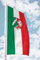 Deitert Bundesland-Flagge NRW – 120x300 cm NRW-Flagge mit Wappen (Dienstflagge), Fahne für Ausleger aus reißfestem Polyester, NRW-Fahne mit Doppelsicherheitsnaht gesäumt