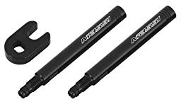 Massi CNC Ventilverlängerung, 30 mm, Erwachsene, Unisex, Schwarz, 60 mm