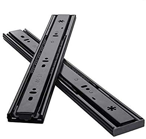 TRGCJGH Guías Deslizantes para Cajón De Bolas - Riel Deslizante para Muebles De 2 Piezas con Amortiguador para Extensión De Teclado Kit De Cajón De Cocina Guías De Extensión Completa,500mm(20inch)