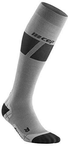 CEP – SKI ULTRALIGHT SOCKS REDESIGN für Damen | Innovative Skisocken für ein besseres Fahrgefühl in grau / dunkelgrau | Größe II