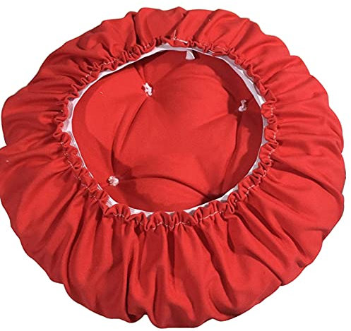 HUALEMEI Runde Verdicken Sitzkissen,Waschbar Atmungsaktiv Sitzpolster Untere Rücken Schmerzkissen Tatami Bodenkissen Küche Stuhlkissen-B Durchmesser:25cm