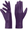 Harssidanzar Lederhandschuhe für Damen, Winter Warm Fleecefutter Touchscreen Vintage Finished GL018EU,Lila,Größe S