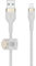 Belkin BoostCharge Pro Flex Braided USB Type A to Lightning Cable (3M/10FT), MFi Certified Charging Cable for iPhone 14/14 Plus, 13, 12, Pro, Max, Mini, SE, iPad and More - White