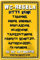 Blechschild ''WC-Regeln. Bitte keine Tampons, Binden'' 20x30cm Geschenk Lustige Sprüche Feier Vintage Retro Geburtstag Deko Party Überraschung Fan Zuhause WC Open Closed Badezimmer