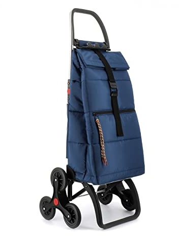 Klappbarer Einkaufstrolley Rolser Big Polar 6 Räder Treppensteiger - Marino