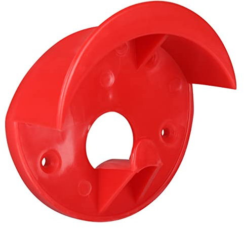 QHP Trensenhalter Trensenhalterung Kunststoff (Leuchtend rot)