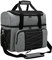 HUIOP Portable Bowling Tote Bag with Padded Ball Holder for Double Balls and Pair of Bowling Shoes up to Mens 16