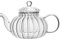 Bafnsiji Teiera di Zucca, Bollitore per tè in Vetro Trasparente, Teiera a Forma di Zucca, Teiera in Vetro, Teiera in Vetro borosilicato con infusore Rimovibile 600ML