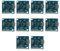Hanabitx 10 unids/set placa base ventilador portátil multifunción USB Mini ventilador placas madre N6-080