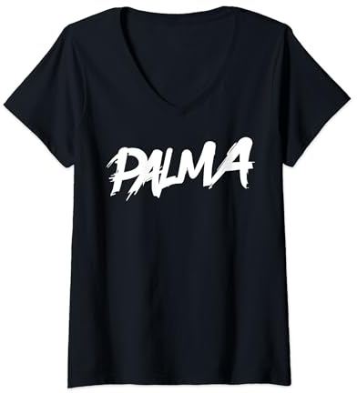 Mujer Palma De Mallorca Graffiti Arte Callejero Handstyle España Camiseta Cuello V
