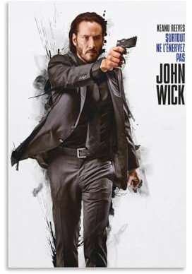 John-Wick-Tv Poster, Druck, Fotokunst, Malerei, Leinwand, Poster, moderne Dekoration, Poster, 20 x 30 cm
