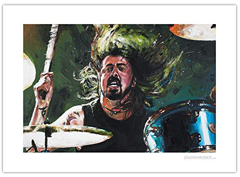 Jos Hoppenbrouwers Poster Dave Grohl, Nirvana, 70 x 50 cm