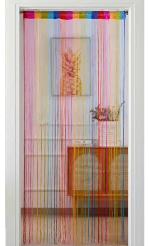 Generisch Schnur Vorhänge Fadenvorhang Türvorhang Fransenvorhänge Mehrfarbig Fadengardinen Für Türen, Wohnzimmer, Als Raumteiler Oder Dekoration 90cmx200cm