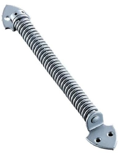 GROOM - Ferme-porte à ressort Spiral modèle n°74 avec verni diamètre 23mm acier finition argent – GROOM - 174001U