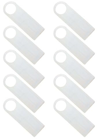 Lurrose 10 Stk Türhänger aus Holz kreative türbehänge Türknauf-Tags leere Etiketten Kleiderbügel Schilder für Türklinken bürodeko büro dekoration Türschilder aus Holz Tür Anhänger