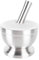 Baxnore Juego de mortero de acero inoxidable 18/8 con tapa de silicona, molinillo de ajo sin basura sin deslizamiento para nueces, herramienta profesional de cocina chef