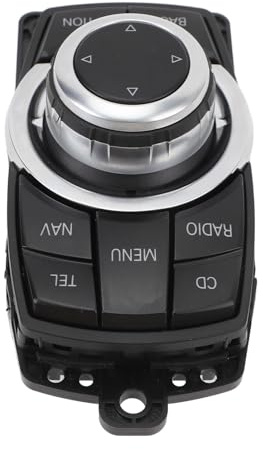 Akozon Center Console Multimedia 10Pin Navigation Controller Knob Switch Maus für 5 Serien F07 GT F10 F11 2008-2011 und 7 Serie F01 F02 F03 F04 2008-2012-OEM: 9206444