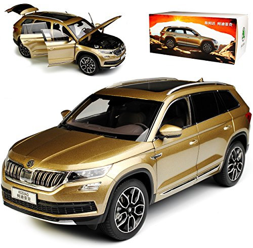Paudi ?Koda Kodiaq SUV Gold Braun Ab 2017 1/18 Modell Auto