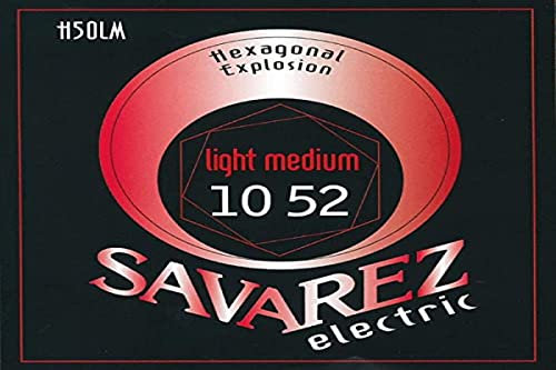 Savarez, Corde guitare électrique Hexagonal Explosion Nickel, Med-Light .010-.052