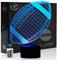 Comiwe Rugby 3D Illusion Nachtlicht Spielzeug,Dekoration LED Nachttischlampe 16 Farben Ändern mit Fernbedienung,Weihnachten Deko Lampe Geburtstagsgeschenk Für Mädchen Jungen Kinder und Freunde