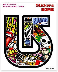 4R Quattroerre.it 6135 Sticker Bomb Aufkleber Pfeil, 10 x 12 cm